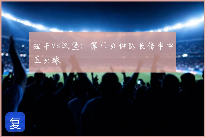 纽卡vs汉堡:第71分钟队长传中中卫头球
